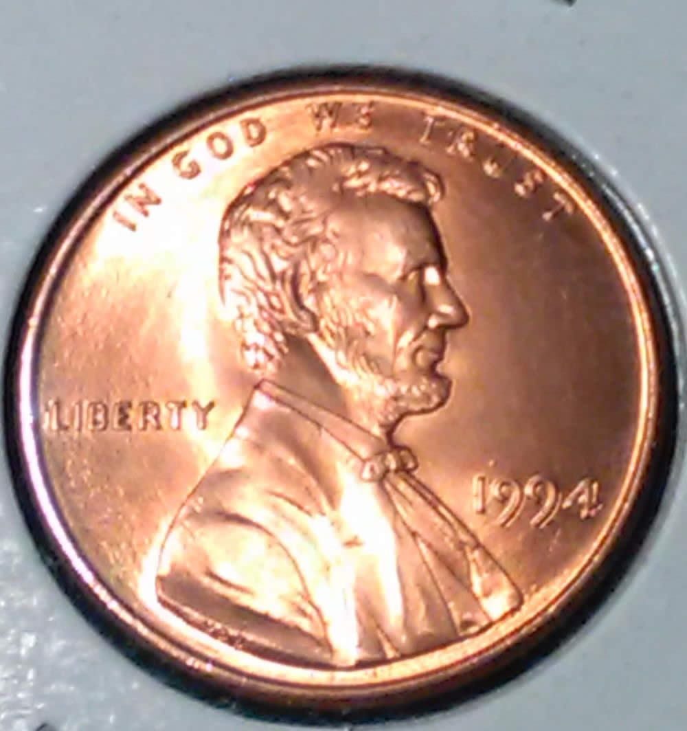1994-P-Lincoln-Cent-With-Major-Die-Rotation-On-Reverse
